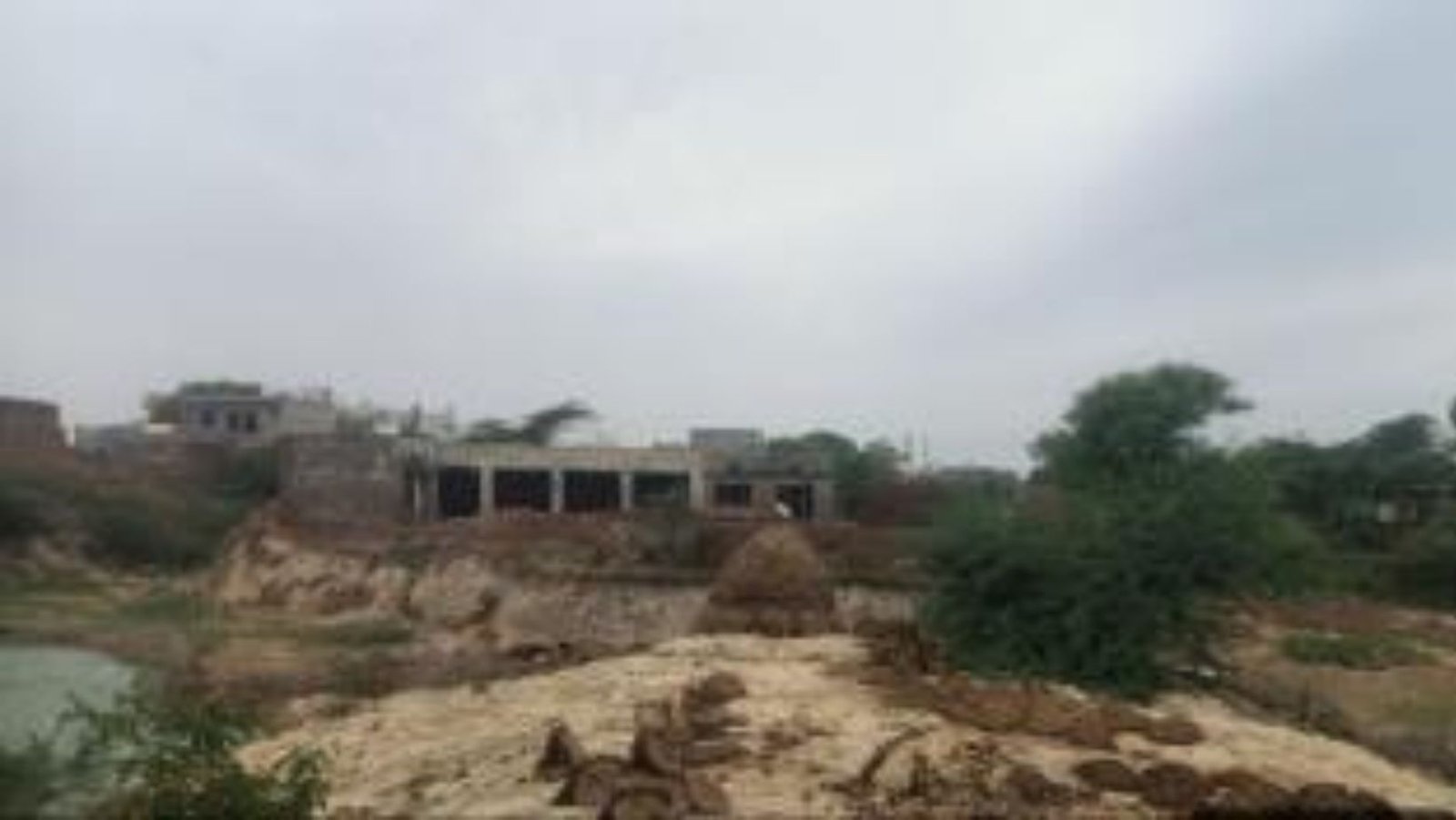 Jind News: Administration helpless against illegal encroachment on village pond