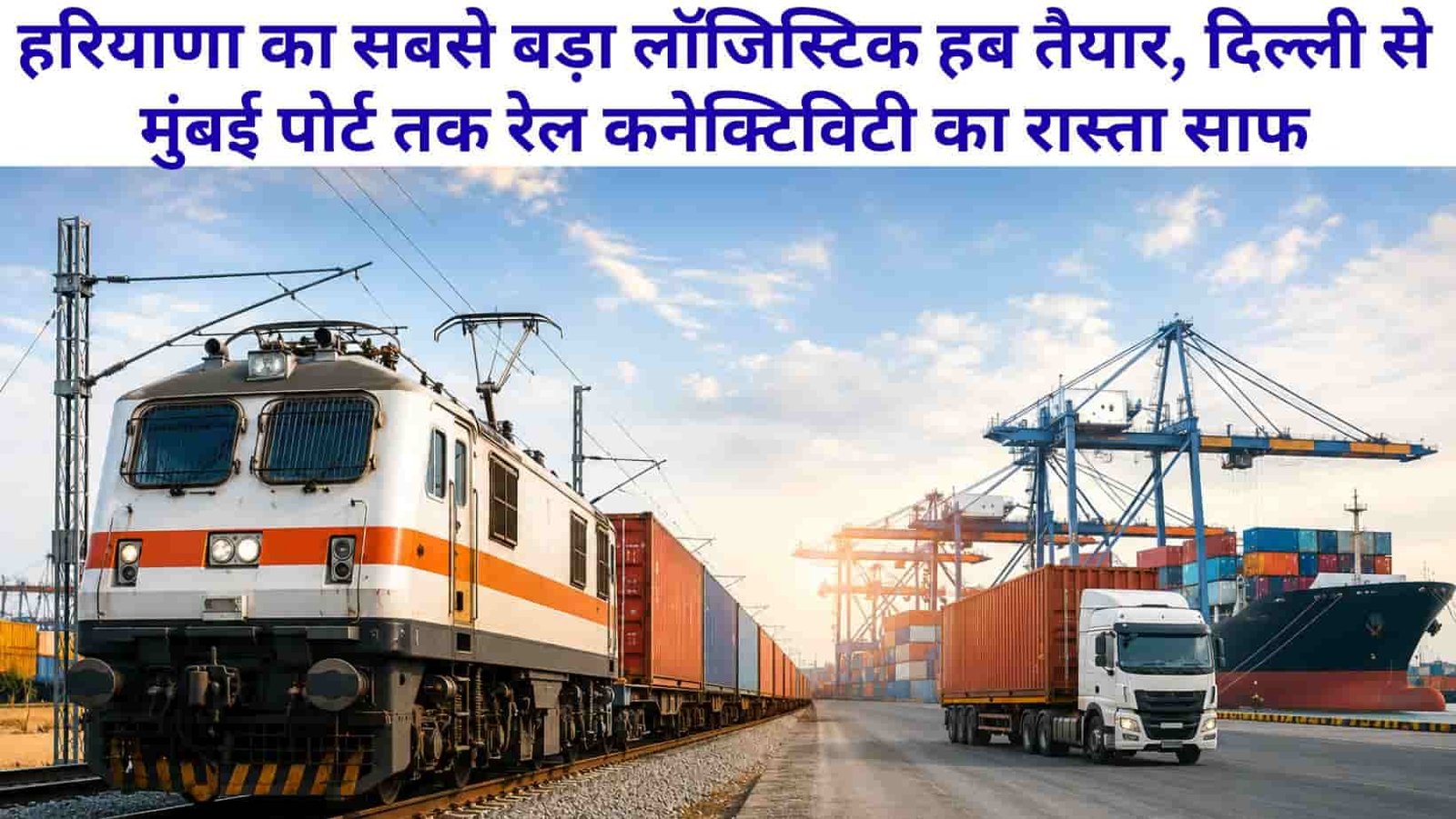 Haryana News Mahendragarh Nangal Chaudhary Integrated Multi-Modal Logistics Hub