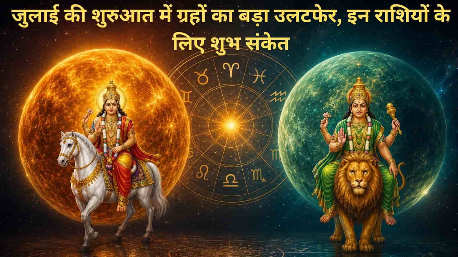 Horoscope Planetary transits on July 4 and July 7 major impact, paths to success will open for these zodiac signs.